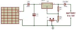 solar battery charger diagram